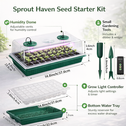 Sprout Haven Seed Starter Tray Kit